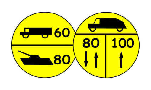 Żółte znaki na drogach MLC – czym są i co oznaczają?